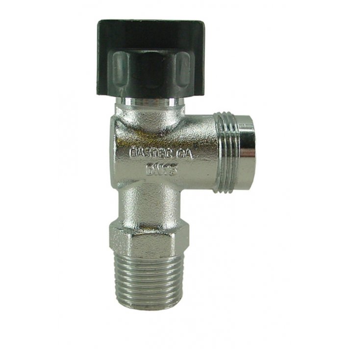 Riko gasaansluitkraan Gastec 1/2" x M24 haaks