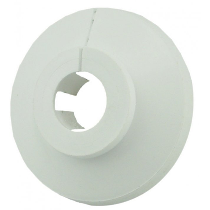 Riko Klemrozet Wit Rond 15Mm