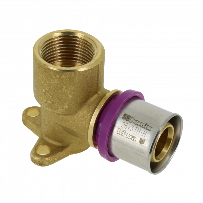 Bonfix Binnendraad x Alu-pers Muurplaat | 3/4 x 26 | Hoogte 47 mm
