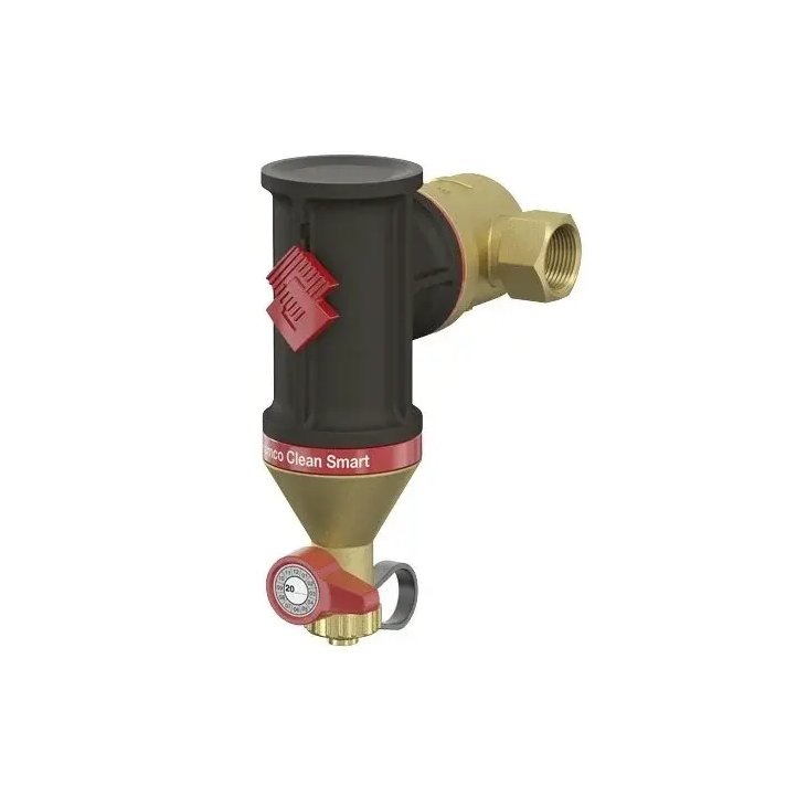 Flamco Clean Smart Vuilafscheider Ø22 mm (Horizontaal/Verticaal) 30022