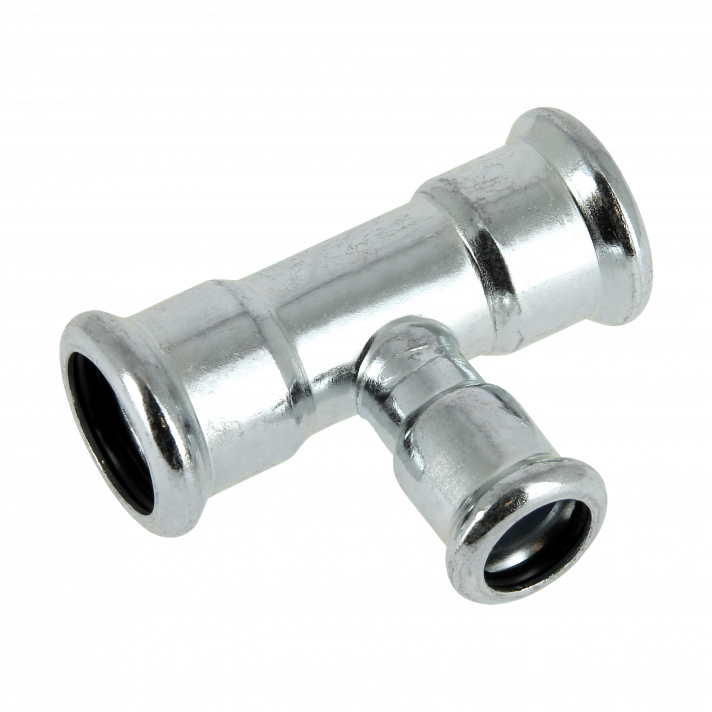 Bonfix Staalverzinkt Press T-koppeling verlopend (CV) | 35 x 35 x 28