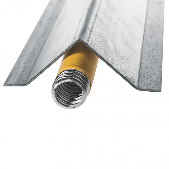 Coverfix Floor Mini, beschermplaat voor gasleidingen tot max. Ø22 mm, lengte 1 m