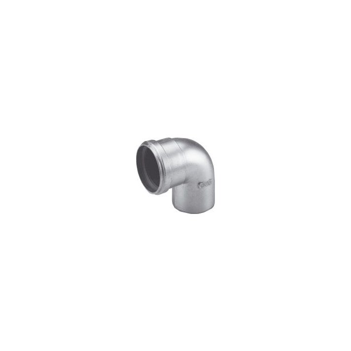 Alu-Fix Rookgasbocht 90° x Ø80 mm (Manchet/Sok)