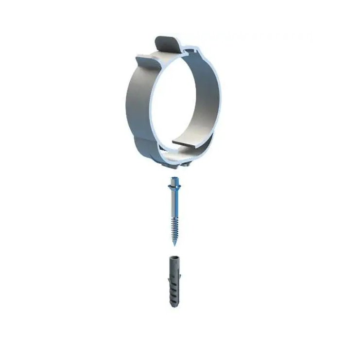 Safe-PP Fixatiebeugel Ø80 mm met Pen M8 x 90 mm