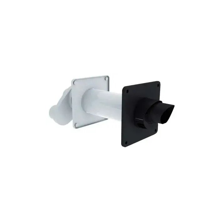 Safe-PP Concentrische Geveldoorvoer Lengte 640 mm / Ø80/125 mm