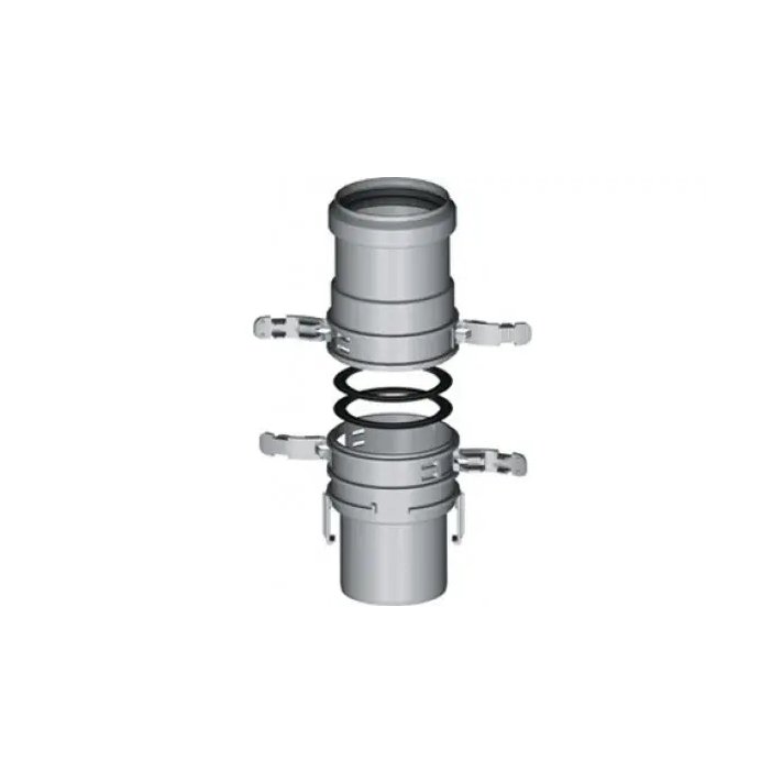 MiniFlex Koppelstuk M/S Ø60 mm Flexibel