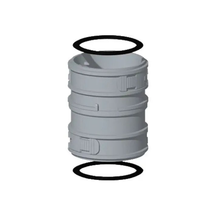 MiniFlex Koppelstuk M/M Ø60 mm Flexibel