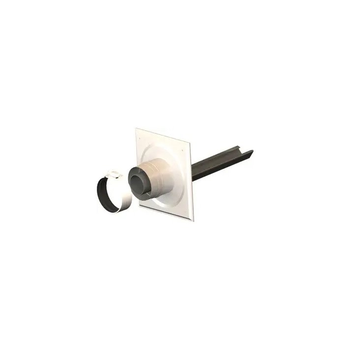 MiniFlex Schachtaansluiting + Drager Ø60/100 mm Concentrisch