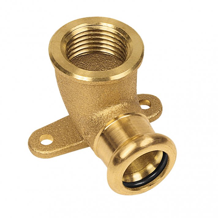 Bonfix Roodkoper Binnendraad x Press Muurplaat (water) | 1/2 x 15
