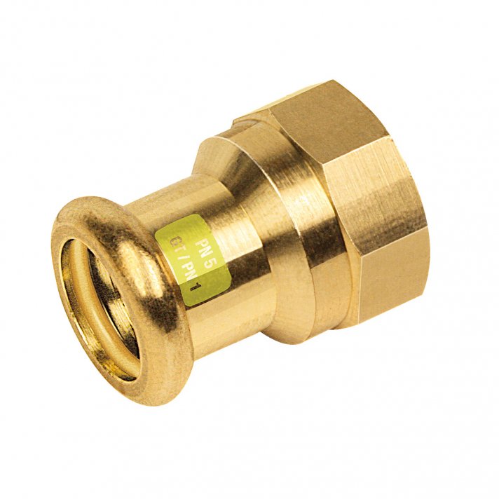Bonfix Roodkoper Binnendraad x Press schroefbus (gas) | 3/4 x 28
