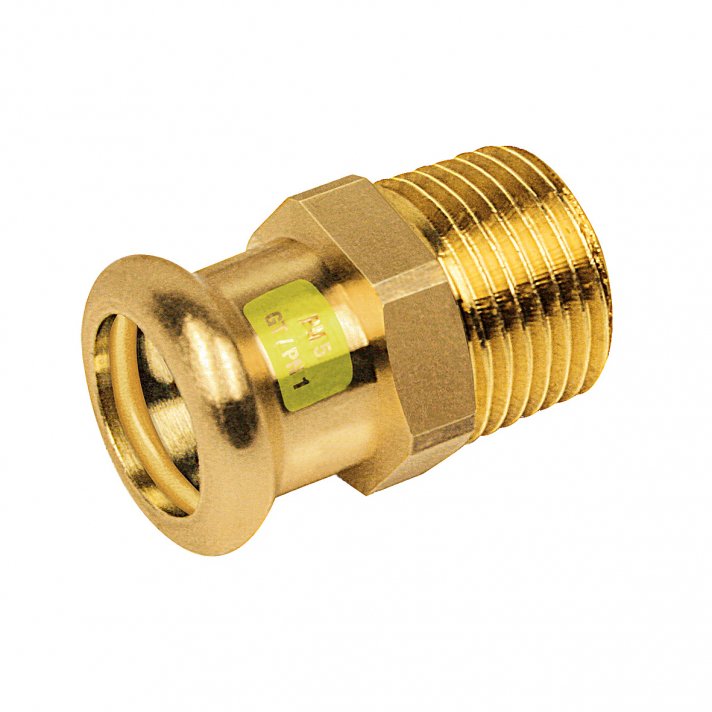 Bonfix Roodkoper Buitendraad x Press puntstuk (gas) | 3/4 x 22