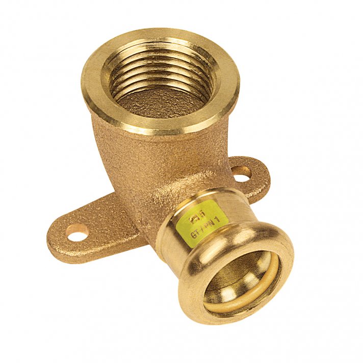 Bonfix Roodkoper Binnendraad x Press Muurplaat (gas) | 1/2 x 12