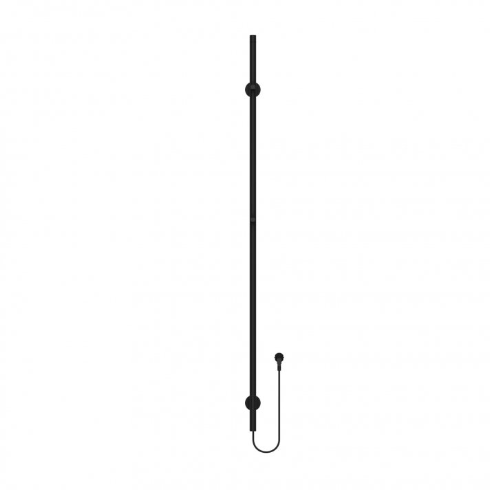 1500x63 - 60 Watt | Elektrische Staafhanddoekradiator - Mat Zwart