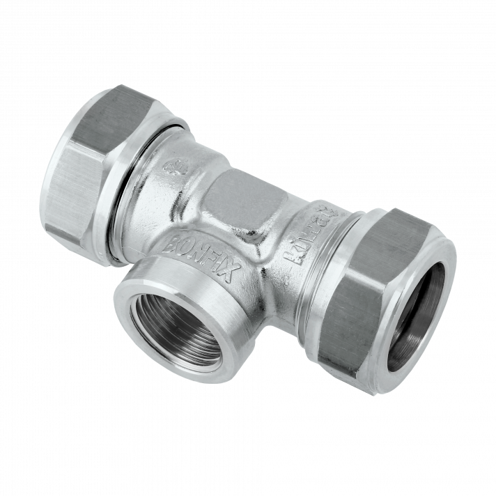 Bonfix Vertind Knel x Binnendraad x Knel T-koppeling | 28 x 1/2 x 28