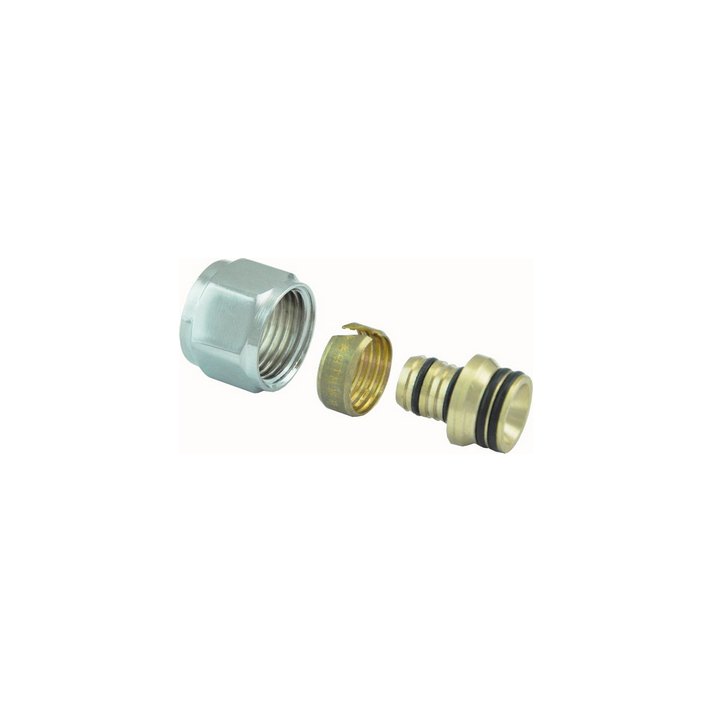 Luxe adaptor M22 naar 16 x 2,0 mm, chroom