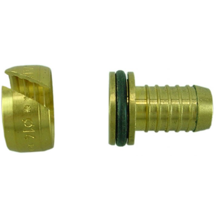 Adaptor 14 x 2,0 mm voor knel 15 mm