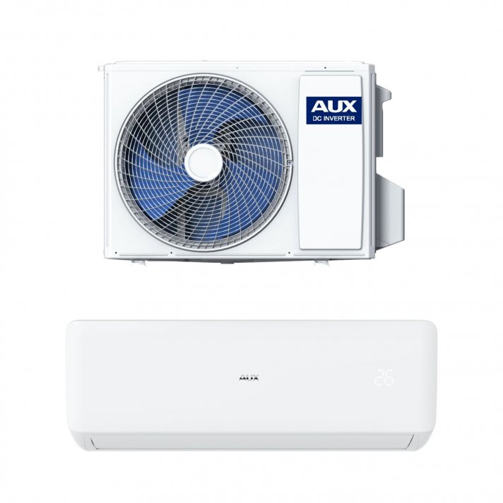 AUX Mono Split Airconditioner - Buiten- en Binnenunit - 12,000 BTU / 3,4 kW - Wit - R32 - Koelen en Verwarmen