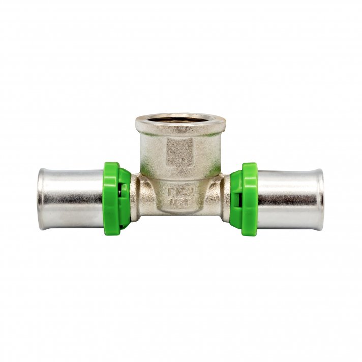 BSXL Pers x Binnendraad x Pers T-koppeling | 16 x 1/2 x 16