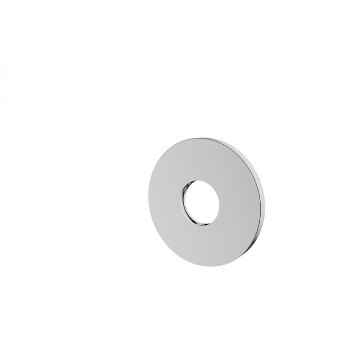 Slim rozet uitloop eenhendel wastafelkraan 50 mm chroom