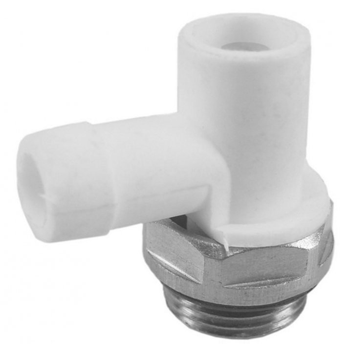 Riko radiator-strangaftapper met O-ring 1/2
