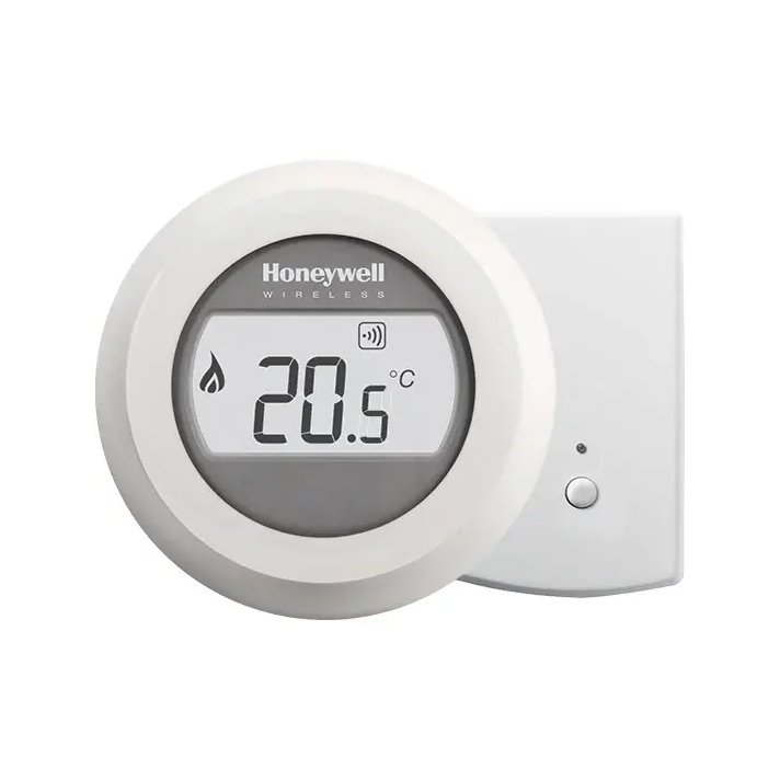 Honeywell Round Draadloos Modulation Thermostaat Pakket
