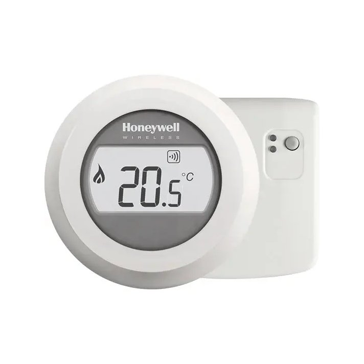 Honeywell Round Draadloos Aan/Uit Thermostaat Pakket