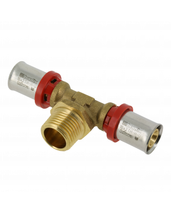 Bonfix Alu-pers x Buitendraad x Alu-pers T-koppeling | 16 x 1/2 x 16