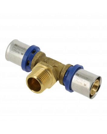 Bonfix Alu-pers x Buitendraad x Alu-pers T-koppeling | 20 x 1/2 x 20
