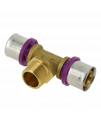 Bonfix Alu-pers x Buitendraad x Alu-pers T-koppeling | 26 x 3/4 x 26