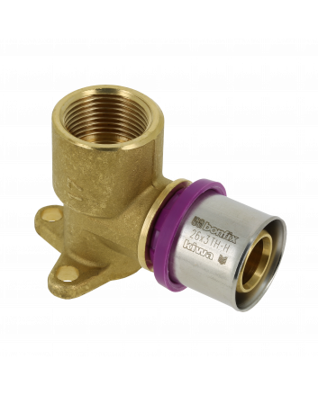 Bonfix Binnendraad x Alu-pers Muurplaat | 3/4 x 26 | Hoogte 47 mm