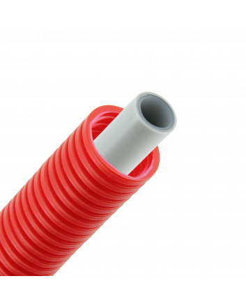 Bonfix Alu-pers meerlagenbuis met mantel | rood | 20 x 2.0 | Rol 50 meter