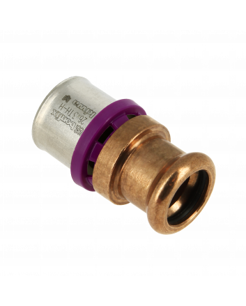 Bonfix Alu-pers x M-press rechte verloopkoppeling | 26 x 22