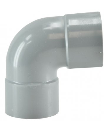 Afvoerbocht dubbele mof 40 mm 90 graden PVC