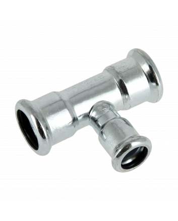 Bonfix Staalverzinkt Press T-koppeling verlopend (CV) | 35 x 22 x 35