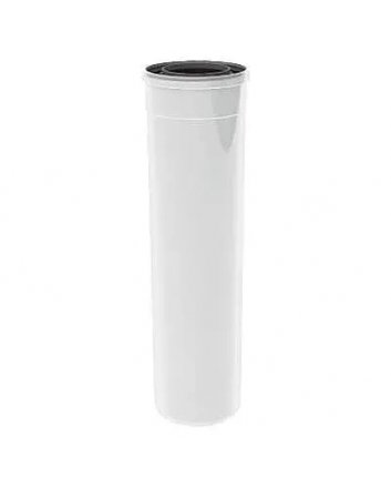 TwinSafe Concentrische Pijp Lengte 2000 mm x Ø80/125 mm Wit PP