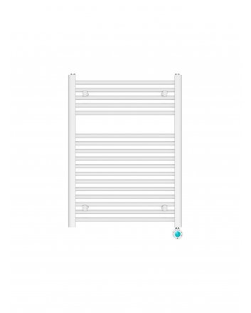 Best-Design Senden-White Elektrische Handdoekradiator Wit 380 W 800x600