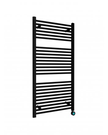Best-Design Senden-Black Elektrische Handdoekradiator Zwart 640 W 1200x600
