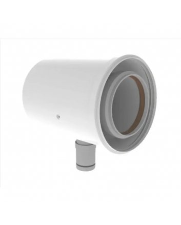 TwinSafe Condensaftap Ø60/100 mm Concentrisch Wit PP