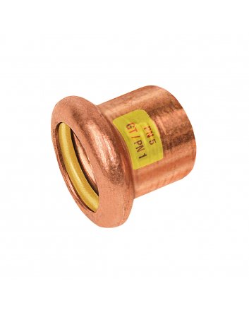Bonfix Roodkoper Press eindkoppeling (gas) | 42