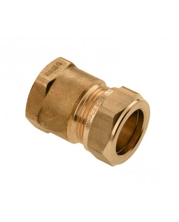 Bonfix Messing Binnendraad x Knel schroefbus | 3/4 x 22