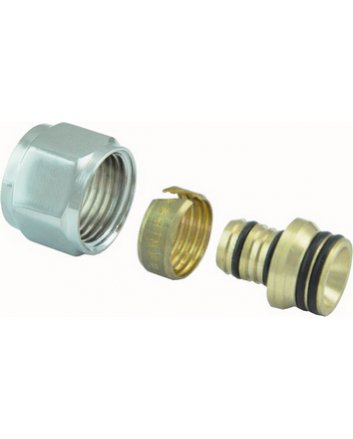 Luxe adaptor M22 naar 16 x 2,0 mm, chroom