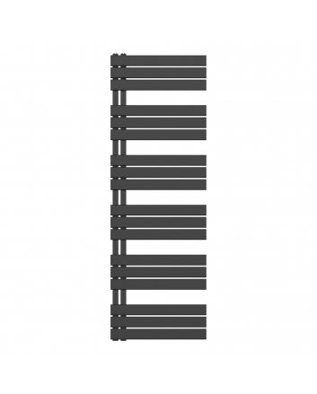 1800x600 – 1021 Watt | handdoekradiator zwart | links aansluiting/comb