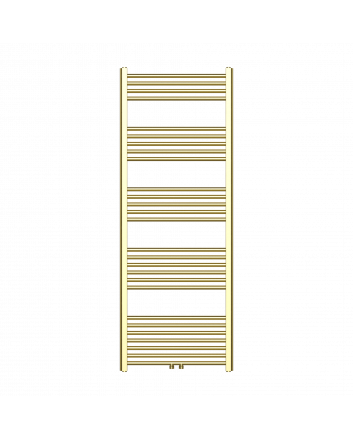1600x600 557 watt | handdoekradiator geborsteld goud midden aansluiting