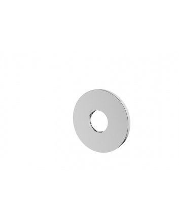 Slim rozet uitloop eenhendel wastafelkraan 50 mm chroom