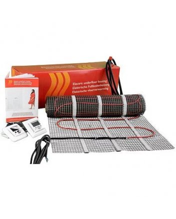 Elektrische vloerverwarming 2 m2 - 300,Watt + gratis Klokthermostaat
