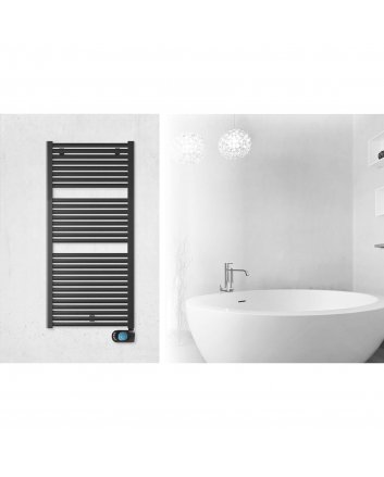 500x1600 - 700 watt | elektrische handdoekradiator zwart