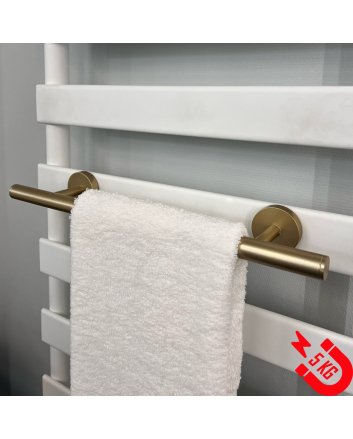 BSXL magnetisch 400 mm handdoekenrek voor radiatoren- Goud