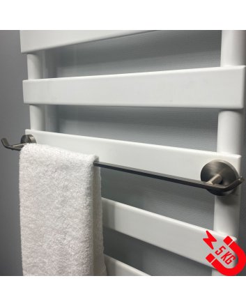 BSXL Magneet-line Nikkel – Magnetische 685 mm handdoekdrager