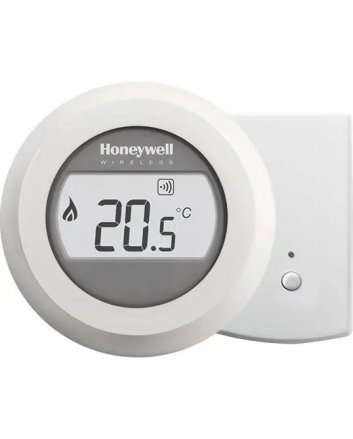 Honeywell Round Draadloos Modulation Thermostaat Pakket