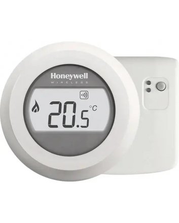 Honeywell Round Draadloos Aan/Uit Thermostaat Pakket